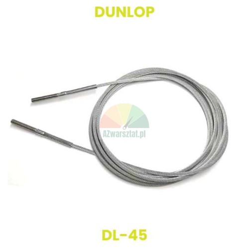 Dunlop Ersatz-Stahlseil DL-45 für Hebebühnen, aufgerollter Hubzugseil.