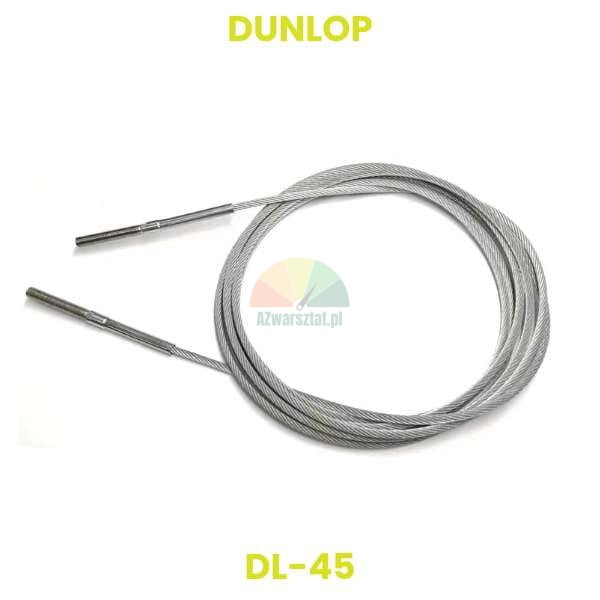 Dunlop Ersatz-Stahlseil DL-45 für Hebebühnen, aufgerollter Hubzugseil.