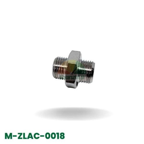 Gewindekupplung Stecker/Stecker 9,7mm auf 9,7mm, Metalladapter für Pneumatik-/Hydrauliksysteme.