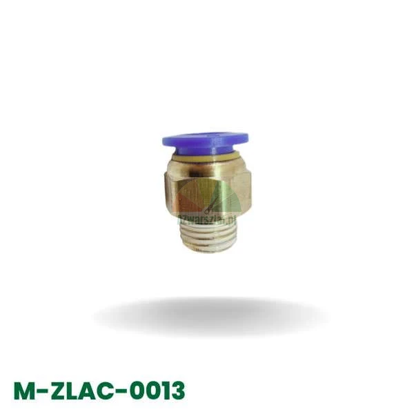 Messing-Druckluft-Steckverbinder (Schnellkupplung) für 10mm Schlauch mit 12,7mm Außengewinde.