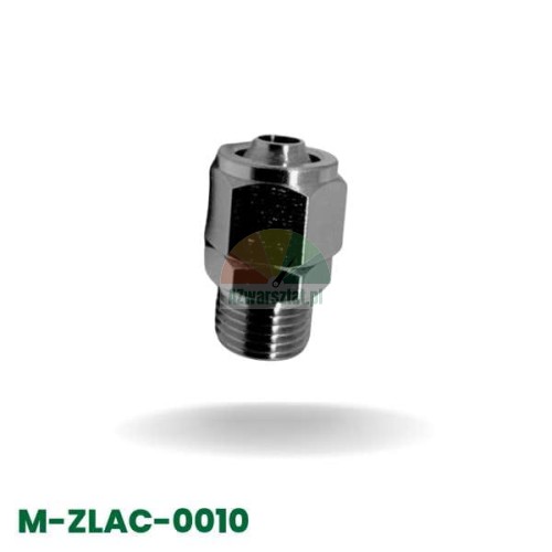 Gerader Metallanschluss für 8mm Schlauch mit 9,7mm Außengewinde, für Pneumatik- oder Wassersysteme.