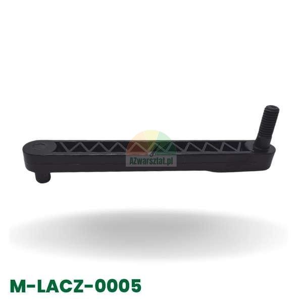 Verbindungsstück für Pedalmechanismus, schwarzer, verstärkter Kunststoffarm mit Gewindebolzen M-LACZ-0005.