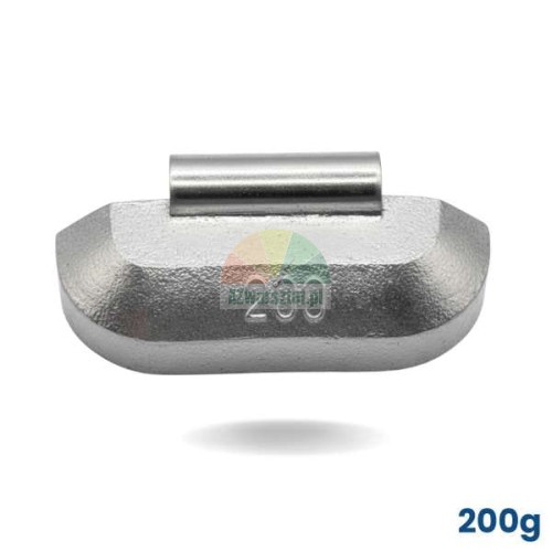 Silbernes 200g Kalibriergewicht für Auswuchtmaschinen mit eingeprägter Nummer 200.