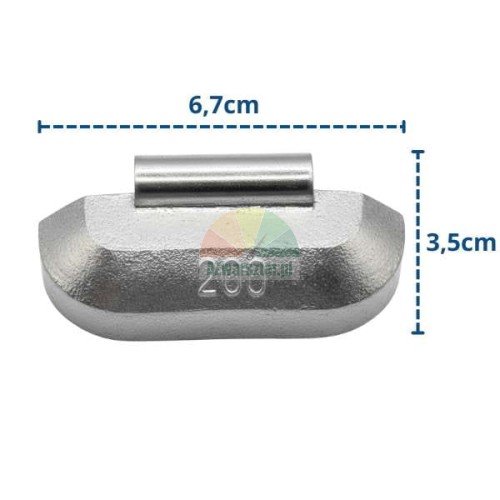 Kalibriergewicht 200g für Auswuchtmaschine (6,7x3,5 cm)