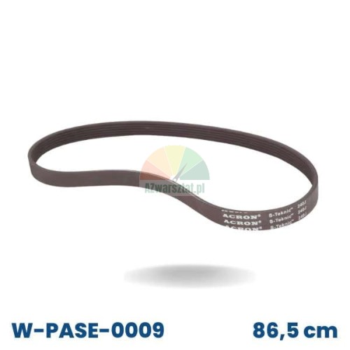 Schwarzer Antriebsriemen für ACRON Auswuchtmaschine 86,5 cm