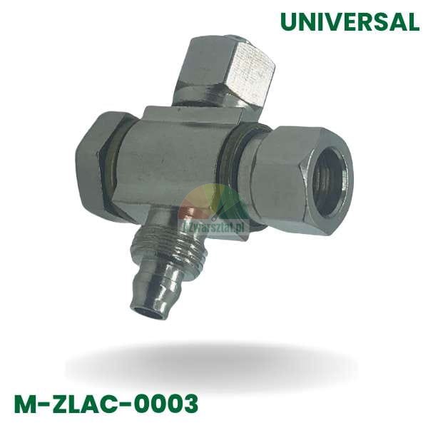 Pneumatik-L-Steckanschluss 8 mm mit Außengewinde aus Metall