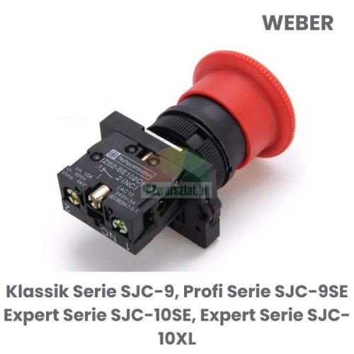 Weber Ersatz-Not-Aus-Schalter für die Serien SJC-9, SJC-9SE, SJC-10SE, SJC-10XL