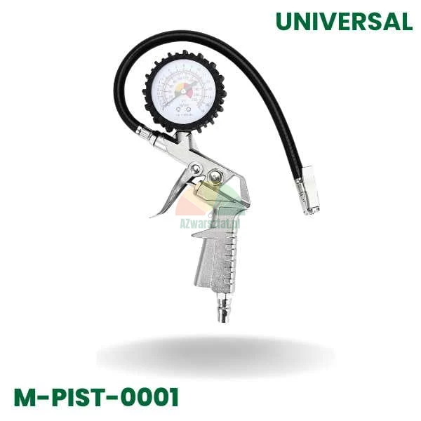 Universal-Reifenfüllmessgerät mit Manometer und Schlauch, Modell M-PIST-0001