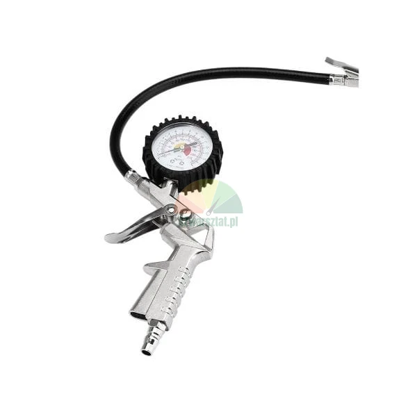Reifenfüllmessgerät mit Manometer und Schlauch