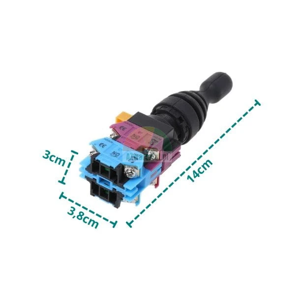 Joystick für LKW-Reifenmontiermaschine mit Maßen