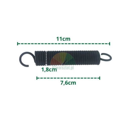 Zugfeder 11cm mit 1,8cm Durchmesser