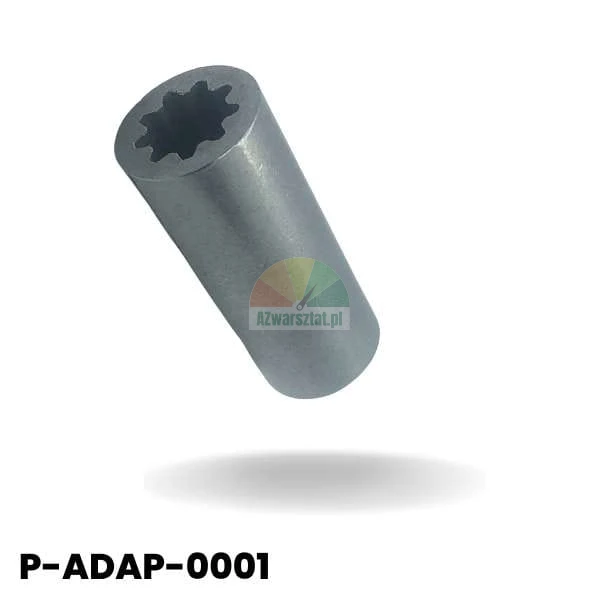 Motoradapter-Kupplung aus Metall mit Innenverzahnung, Modell P-ADAP-0001.