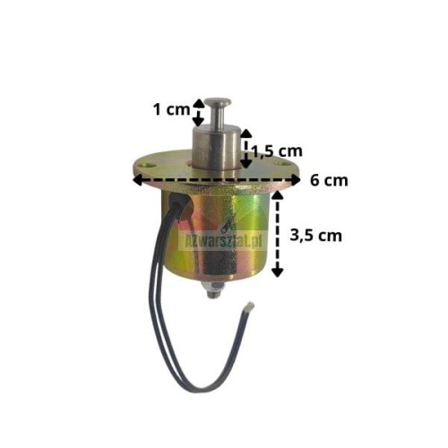 DC24 Hubmagnet mit Abmessungen
