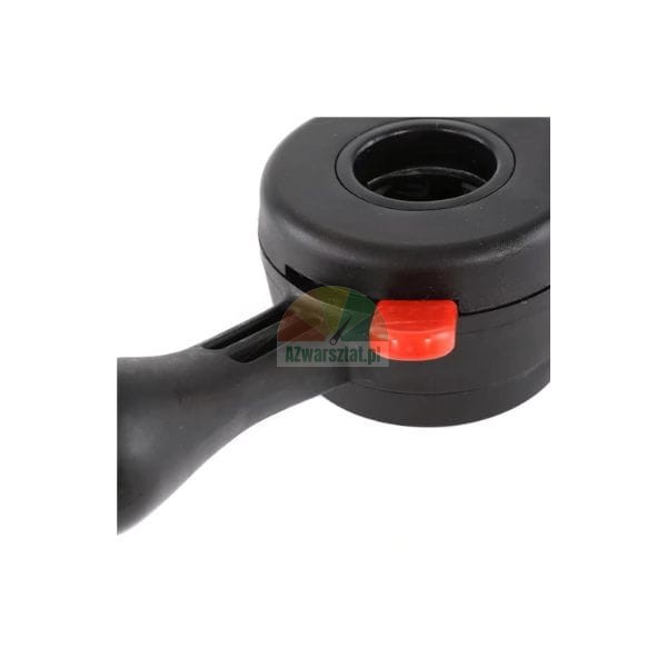 Schwarzer Kunststoff-Werkzeuggriff-Mechanismus mit rotem Einstellknopf