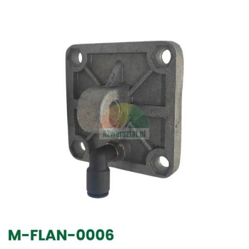 Flansch für Spann-/Kippzylinder 8,2x8,2cm ohne Vertiefung (Kolbenstange)