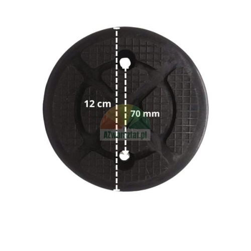 Gummiauflage für Wagenheber 12cm Lochabstand 70mm