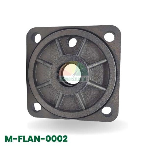 Abdeckung für Spann-/Kippzylinder 8,2x8,2cm mit Kolbenstangenbohrung