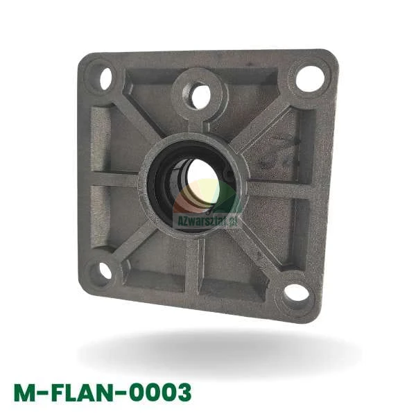 Zylinderabdeckung für Spann-/Kippzylinder 9x9cm mit Kolbenstangenöffnung