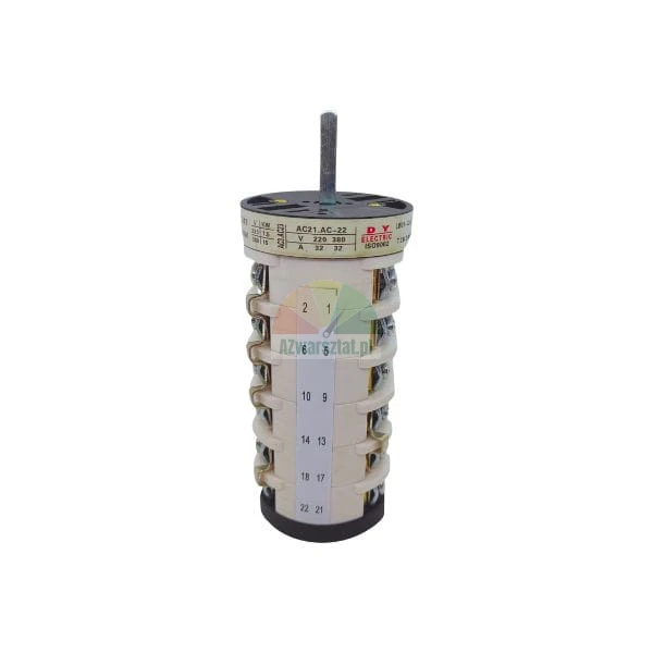 Industrieller Nockenschalter mit mehreren Ebenen, Nennstrom 32A, 220-380V, von DY Electric.