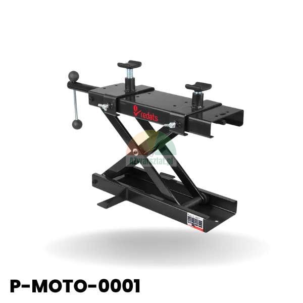 Mini-Motorrad-Scherenheber ATH MMH450 mit verstellbaren Halterungen.