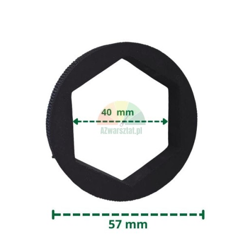 Sechseckiger Gummistopper für Montiermaschine 40mm