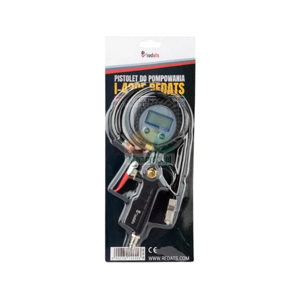 Digitale Reifenfüllpistole REDATS mit LCD-Manometer in Originalverpackung