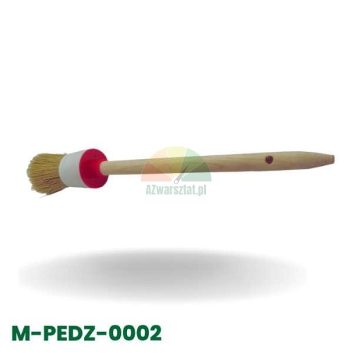 Rundpinsel 30mm M-PEDZ-0002 mit Holzstiel und Naturborsten