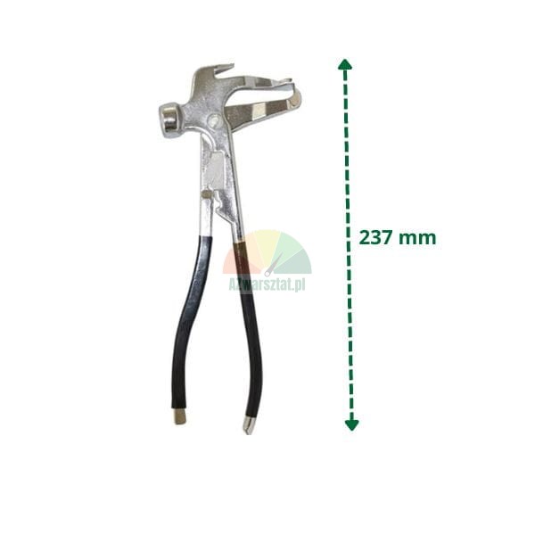 Auswuchtgewichtezange mit Hammer 237 mm