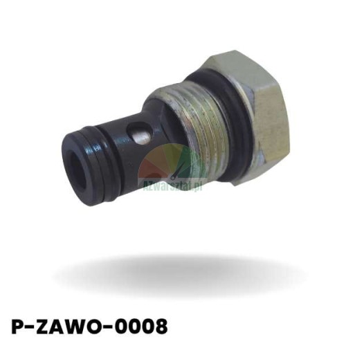 Rückschlagventil mit 19mm Gewinde, metallisches Hydraulikelement mit Dichtung