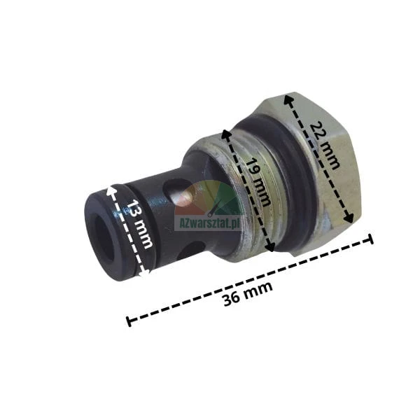 Rückschlagventil 19mm, Maße 36x22mm