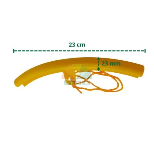 Großer gelber Felgenschoner 23cm mit Kordel