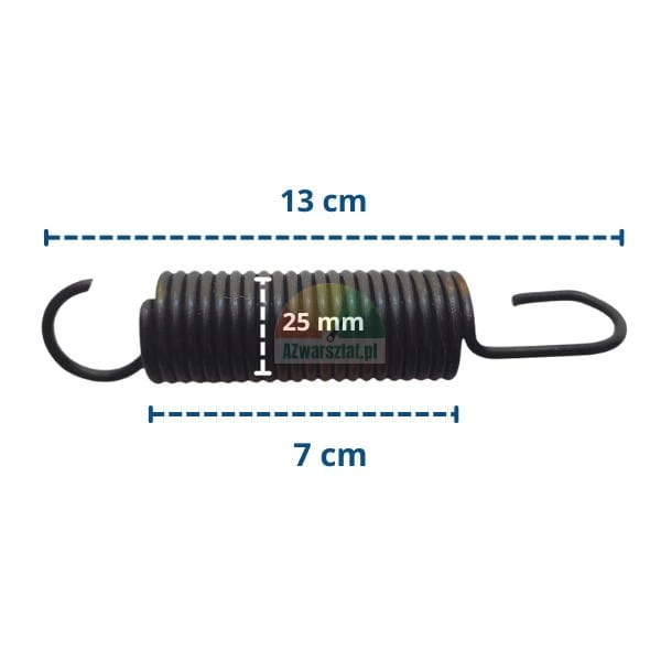 Balancer-Feder 13 cm mit 25 mm Durchmesser und 7 cm Windungslänge