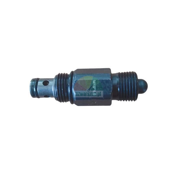 Hydraulikventil oder Sensor aus Metall mit Kennzeichnung M19x1.5 auf weissem Hintergrund.
