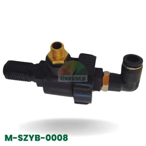 Schnellentlüftungsventil Typ B 8mm/9,7mm mit Winkelanschluss und Messinggewinde