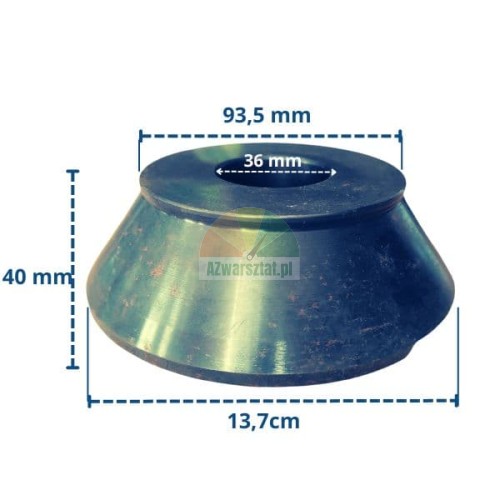 Zentrierkonus 36mm größter (9,3cm - 13,7cm)