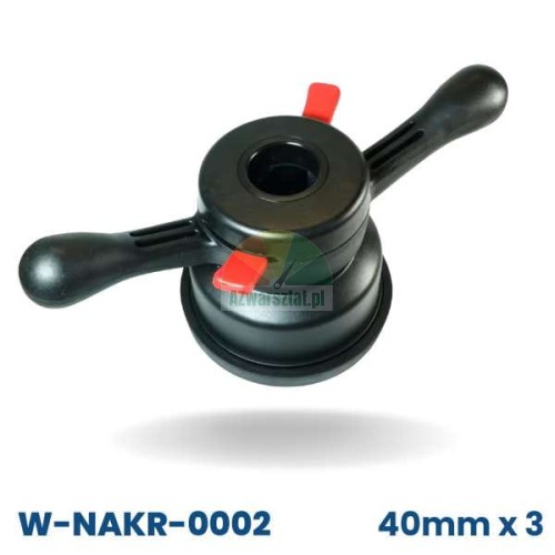 Schnellspannmutter für Auswuchtmaschine 40mm x 3 mit Adapter für Alufelgen