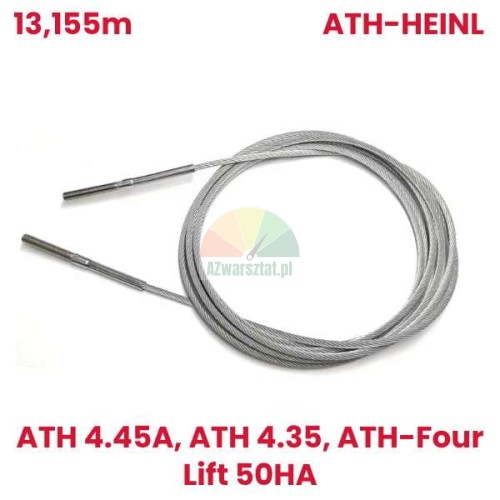 ATH-Heinl Ersatzteil: Stahlseil 13,155 mm für 4-Säulen-Hebebühne ATH 4.55A / ATH-Four Lift 50HA.