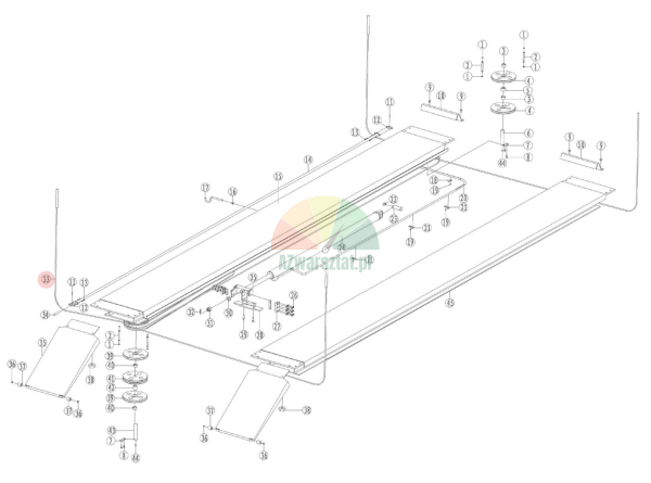 Stahlseil 13.155 mm für ATH 4.55A und ATH-Four Lift 50HA 4-Säulen-Hebebühne