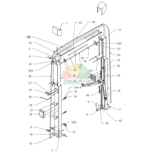 ATH-Heinl Ersatzteil Stahlseil Comfort X HL2 450 technische Zeichnung