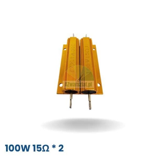 Satz von zwei goldenen 100W 15 Ohm Bremswiderständen für Radwuchtmaschine