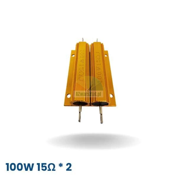 Satz von zwei goldenen 100W 15 Ohm Bremswiderständen für Radwuchtmaschine