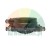 Schwarzer pneumatischer Drehverteiler mit mehreren Steckanschlüssen auf weißem Hintergrund.