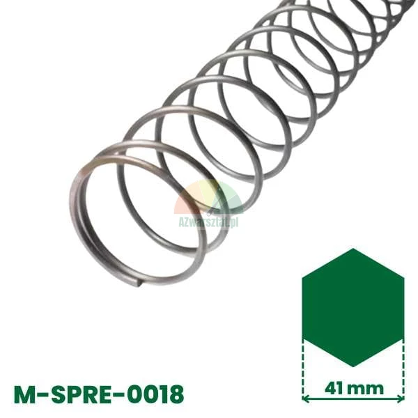 Druckfeder für Sechskantstange 41mm, Modell M-SPRE-0018