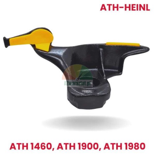 Ersatz-Montagekopf aus Stahl für Reifenmontiermaschinen ATH 1460, ATH 1900, ATH 1980 mit gelben Schutzkappen.
