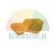 Gelbes Kunststoff-Ersatzteil, kleiner Hebel oder Verschluss für Maschinen auf weißem Hintergrund.