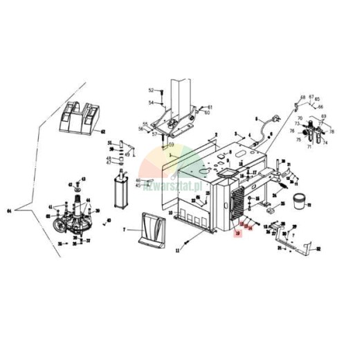 Ersatz Abweisgummi ATH M32 M52 M72 technische Zeichnung