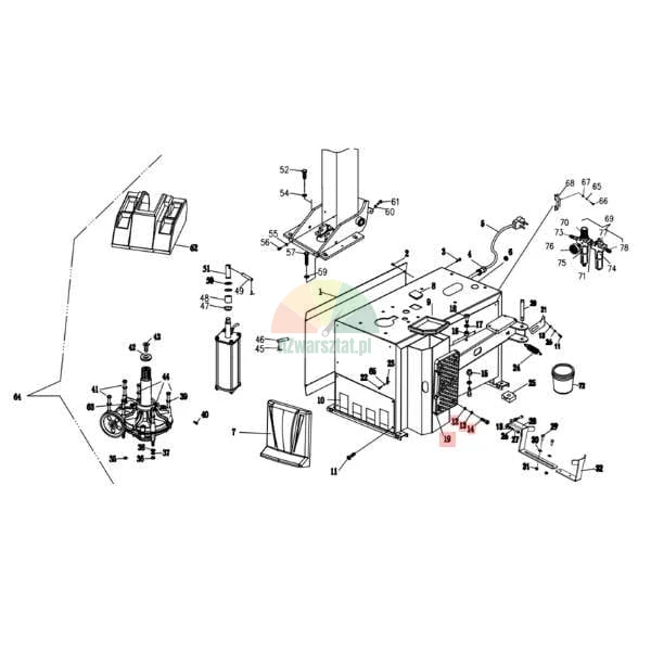 Ersatz Abweisgummi ATH M32 M52 M72 technische Zeichnung
