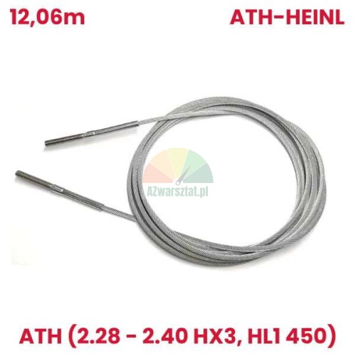 ATH-Heinl Ersatz: 12,06 m Stahlseil für ATH-Hebebühnen (2.28 - 2.40 HX3, HL1 450)