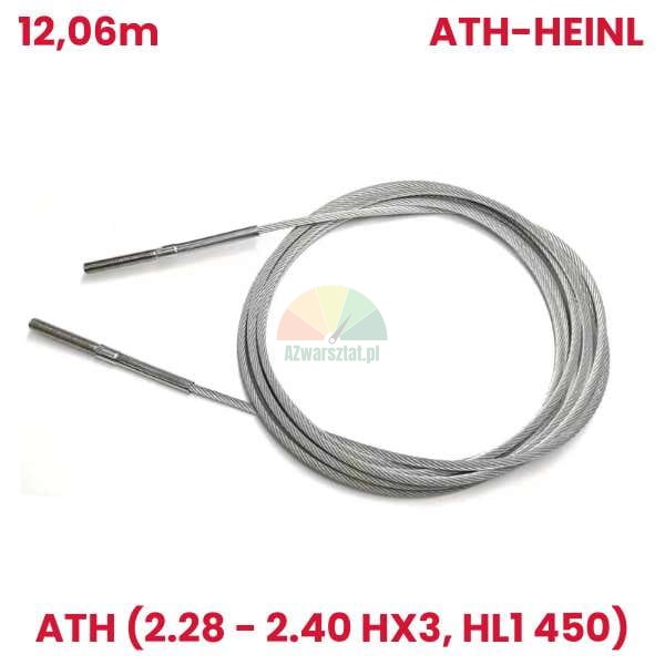 ATH-Heinl Ersatz: 12,06 m Stahlseil für ATH-Hebebühnen (2.28 - 2.40 HX3, HL1 450)
