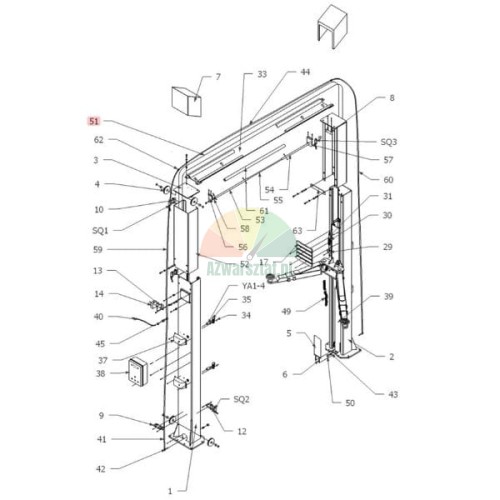 Gleichlaufseil für ATH-Comfort-L, HL3 Hebebühne